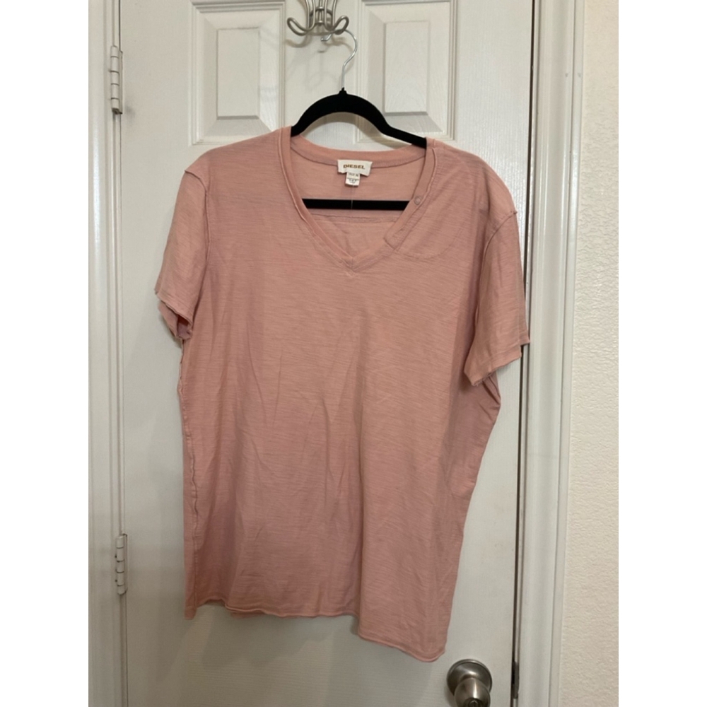 Women’s Vintage Diesel T-Shirt, Size XL, Pink